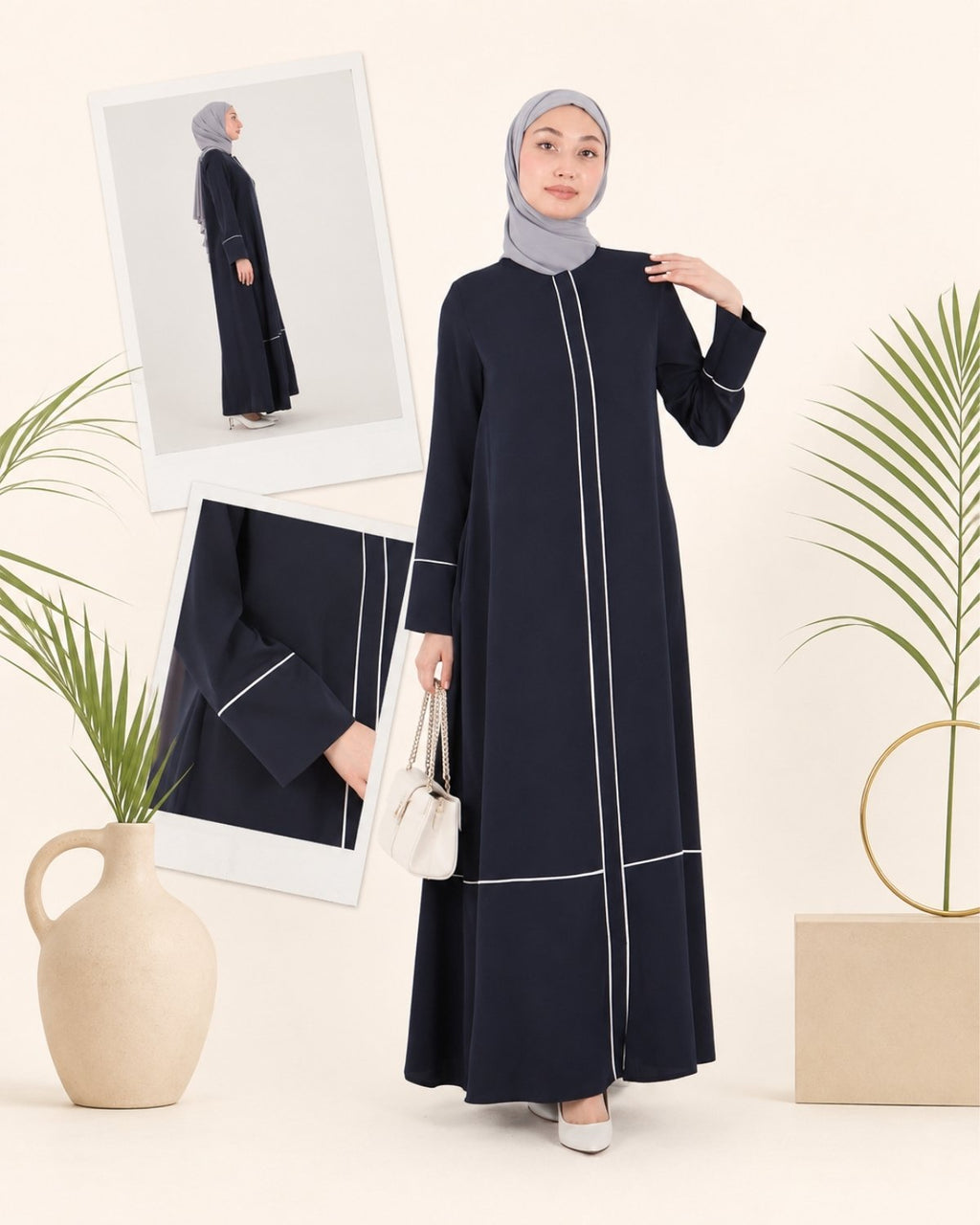 2413 | Biyeli Abaya Ferace