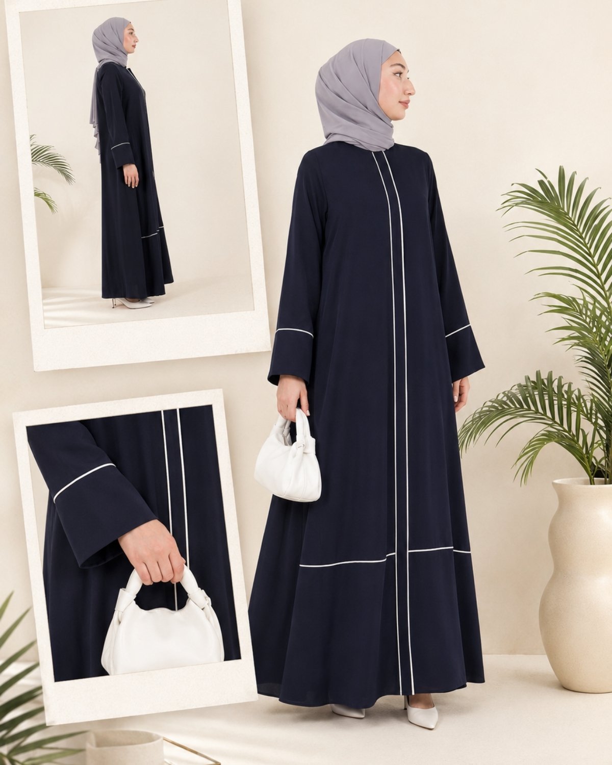 2413 | Biyeli Abaya Ferace